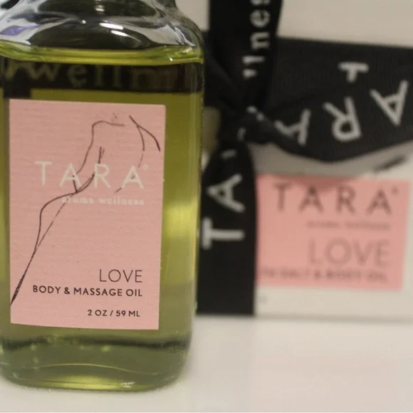 Tara’s aroma wellness Love’s The salt and body oil set 2 oz bottles Brand NEW - Picture 7 of 8